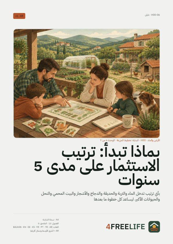 بماذا تبدأ: ترتيب الاستثمار على مدى 5 سنوات