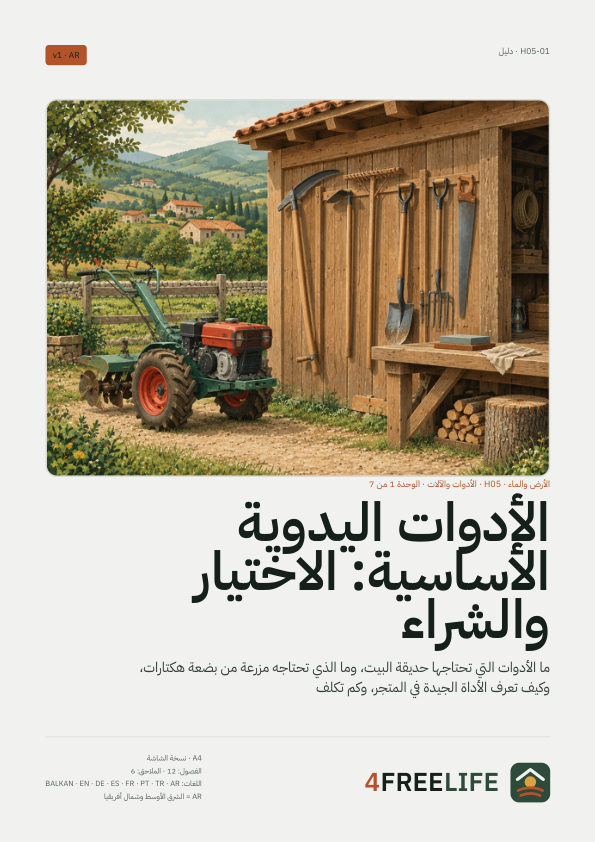 الأدوات اليدوية الأساسية: الاختيار والشراء