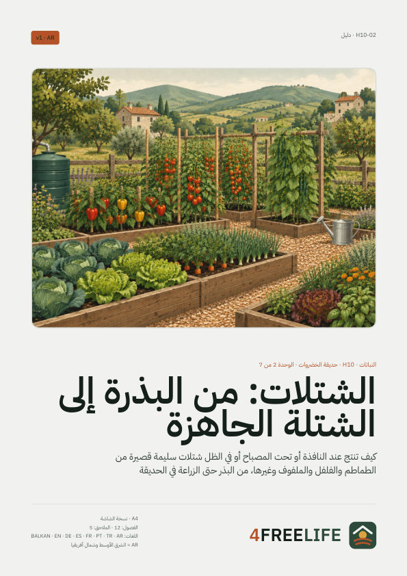 الشتلات: من البذرة إلى الشتلة الجاهزة