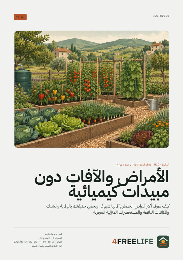 الأمراض والآفات دون مبيدات كيميائية