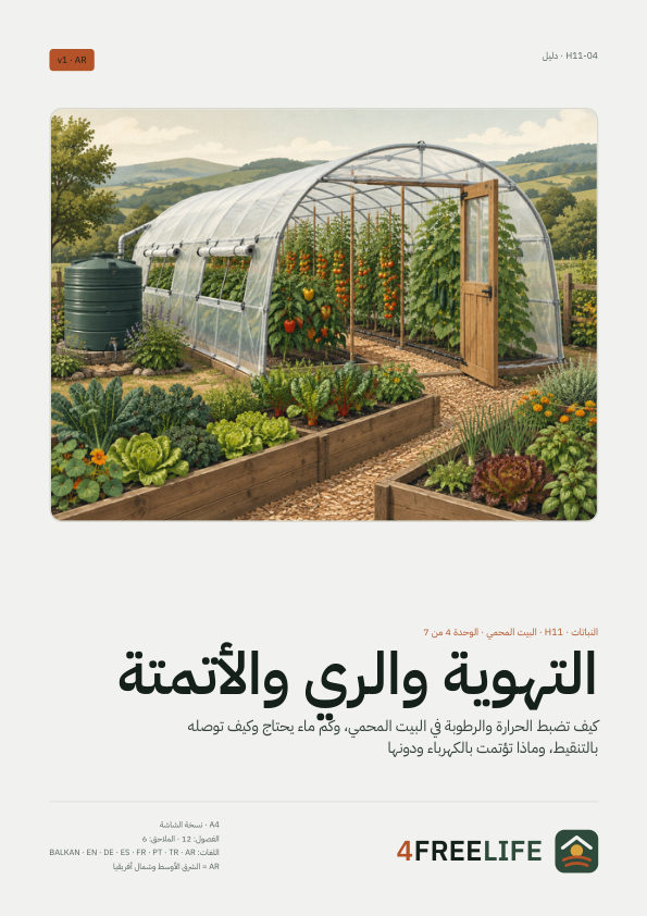 التهوية والري والأتمتة