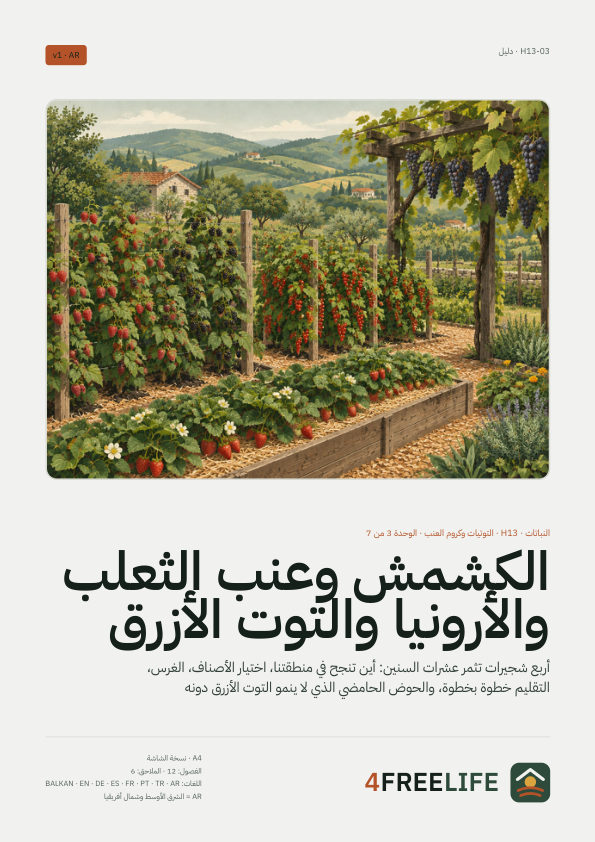 الكشمش وعنب الثعلب والأرونيا والتوت الأزرق
