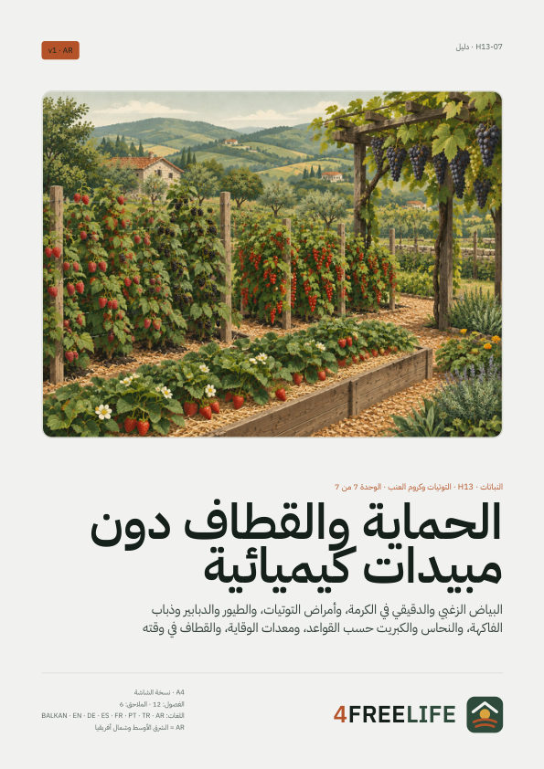 الحماية والقطاف دون مبيدات كيميائية