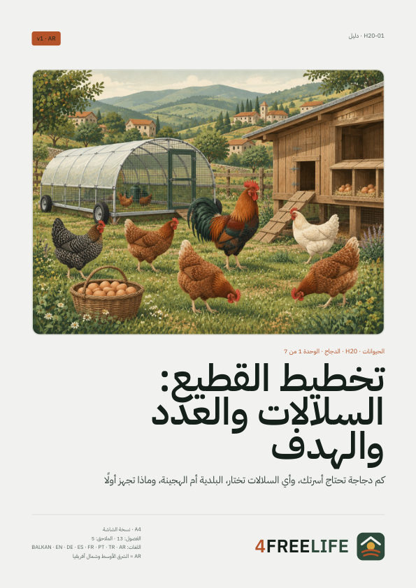 تخطيط القطيع: السلالات والعدد والهدف