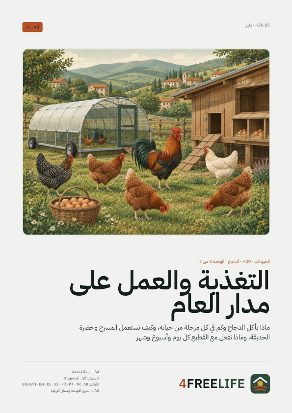 التغذية والعمل على مدار العام