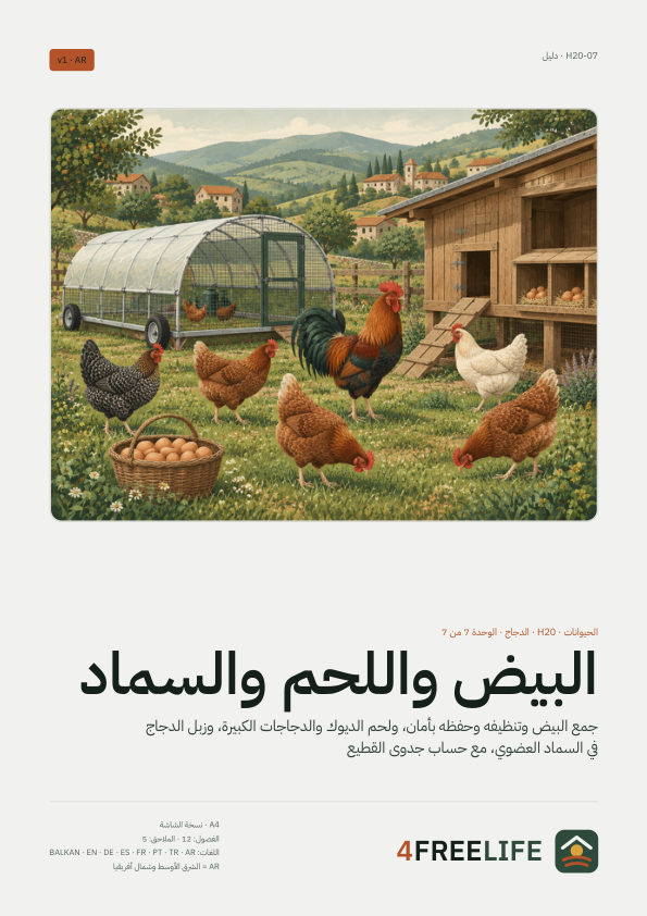 البيض واللحم والسماد