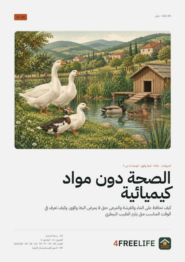 الصحة دون مواد كيميائية