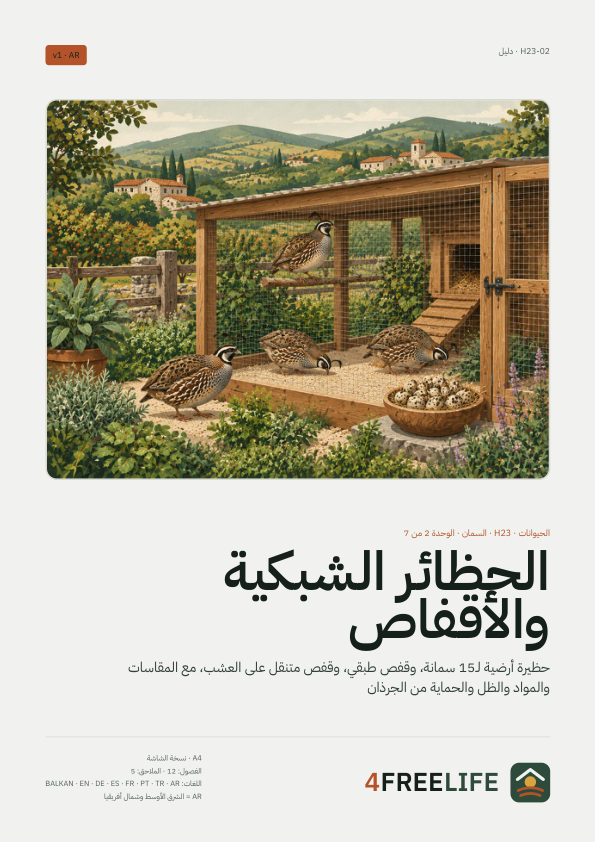الحظائر الشبكية والأقفاص