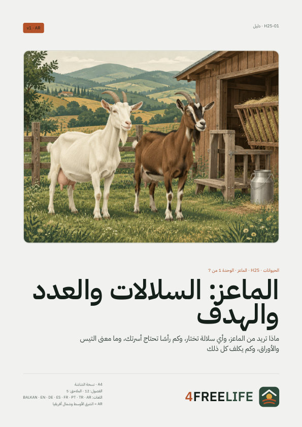 الماعز: السلالات والعدد والهدف