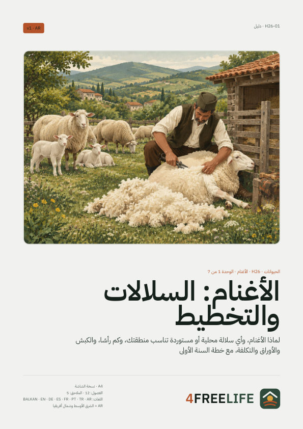 الأغنام: السلالات والتخطيط