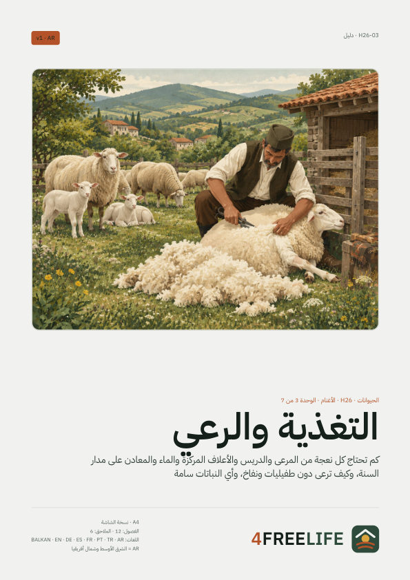 التغذية والرعي