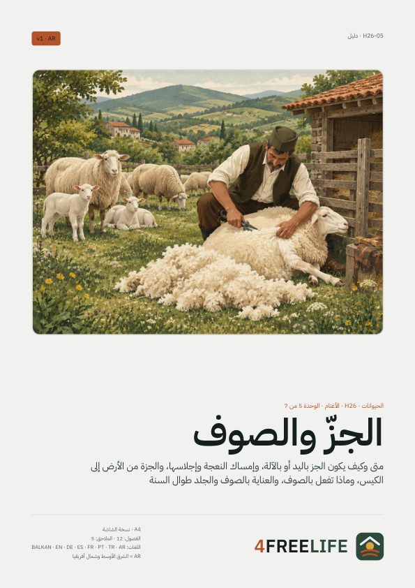 الجزّ والصوف