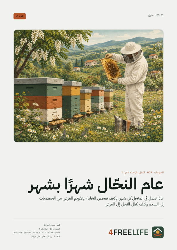 عام النحّال شهرًا بشهر