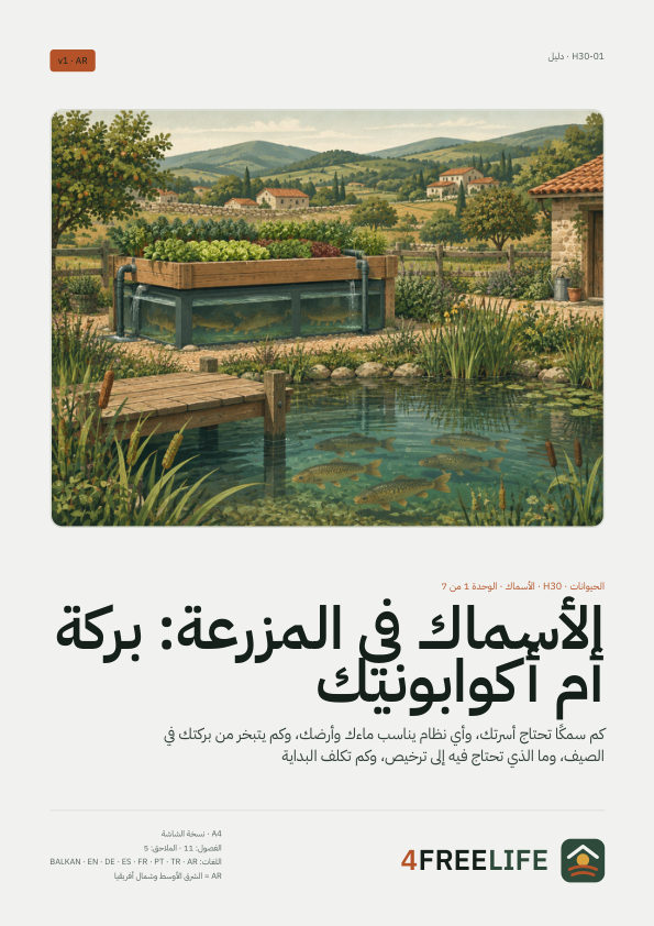 الأسماك في المزرعة: بركة أم أكوابونيك