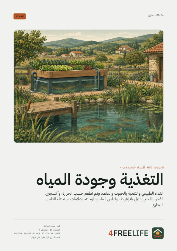 التغذية وجودة المياه