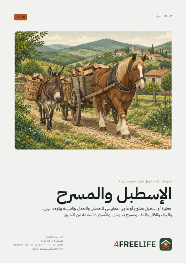 الإسطبل والمسرح