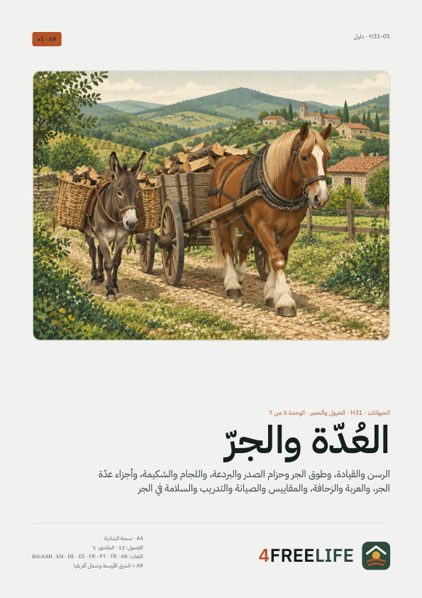 العُدّة والجرّ