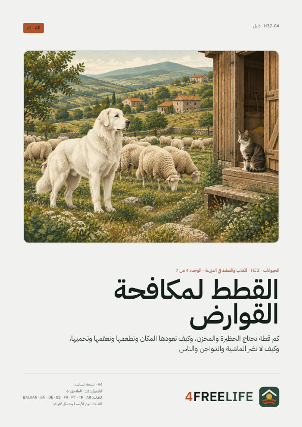 القطط لمكافحة القوارض