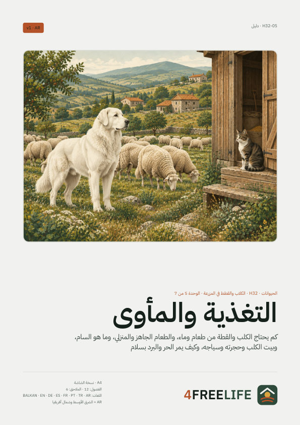 التغذية والمأوى