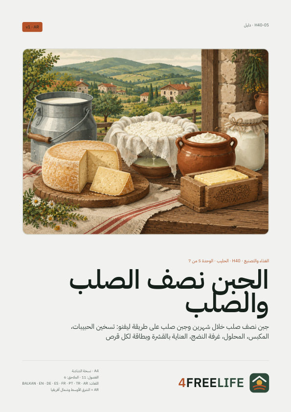 الجبن نصف الصلب والصلب