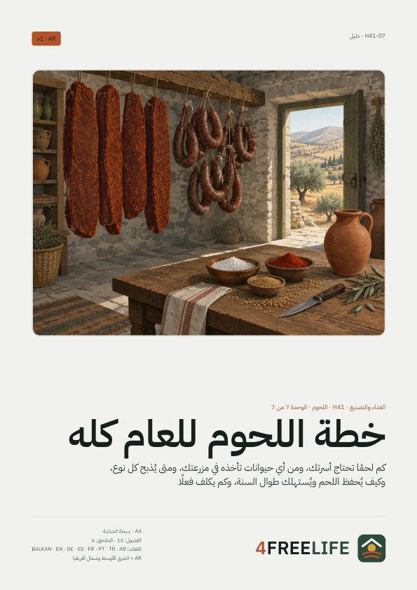 خطة اللحوم للعام كله