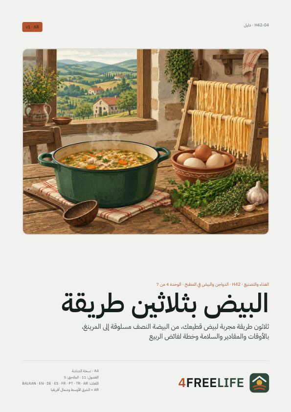 البيض بثلاثين طريقة