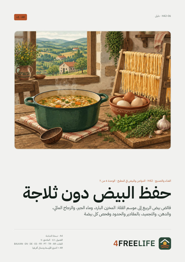 حفظ البيض دون ثلاجة