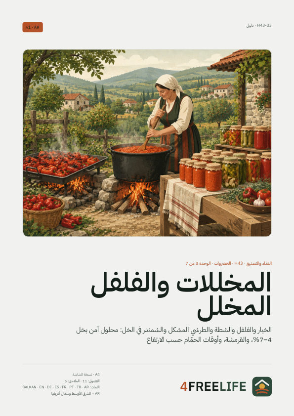 المخللات والفلفل المخلل