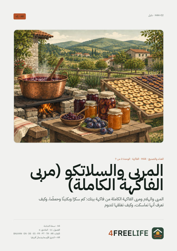 المربى والسلاتكو (مربى الفاكهة الكاملة)