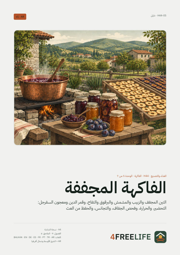 الفاكهة المجففة