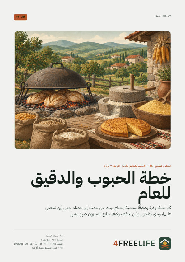 خطة الحبوب والدقيق للعام