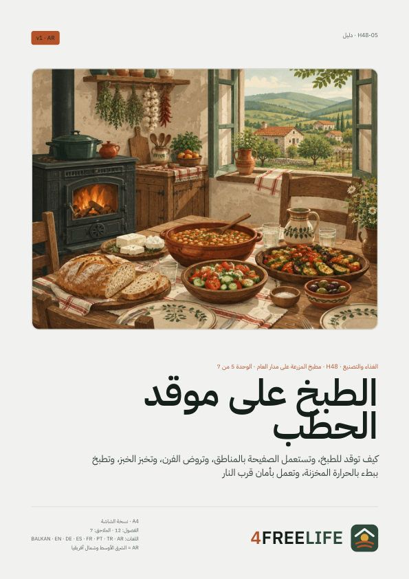الطبخ على موقد الحطب