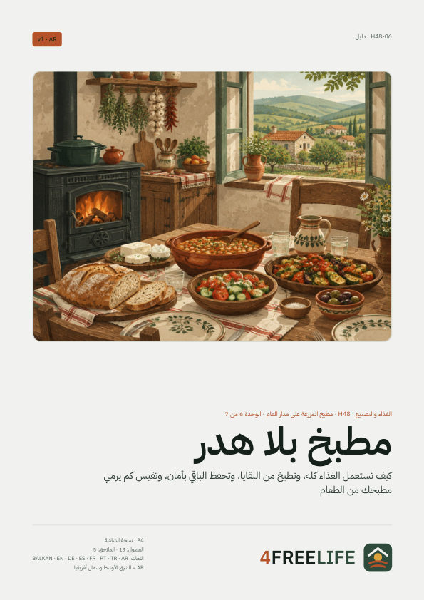 مطبخ بلا هدر
