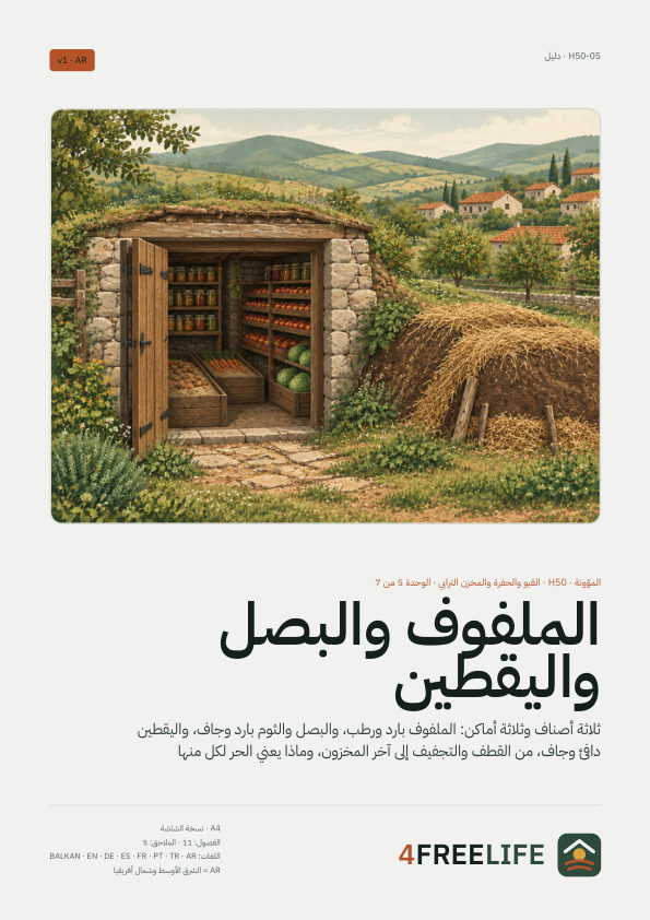 الملفوف والبصل واليقطين
