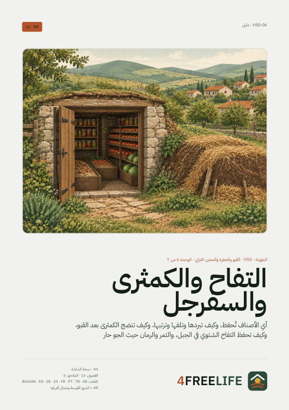 التفاح والكمثرى والسفرجل