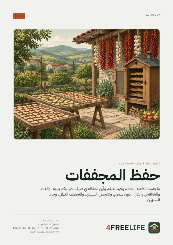 حفظ المجففات