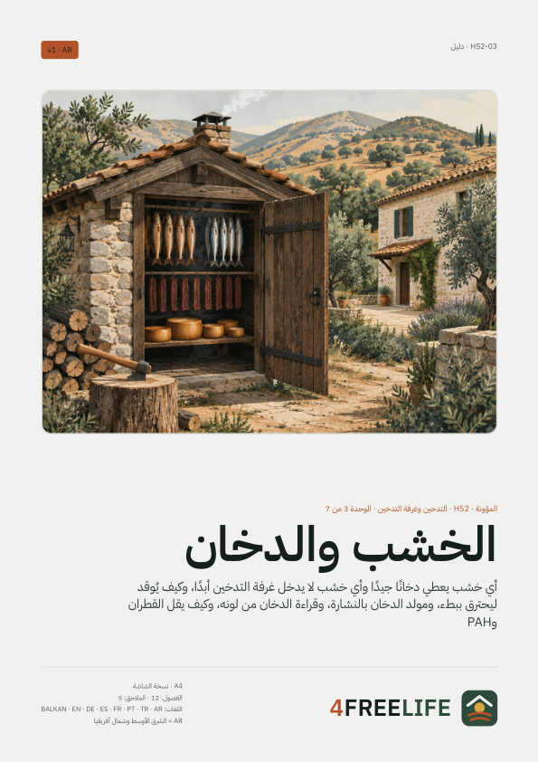 الخشب والدخان