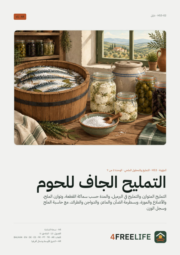 التمليح الجاف للحوم