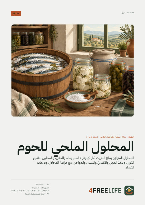 المحلول الملحي للحوم