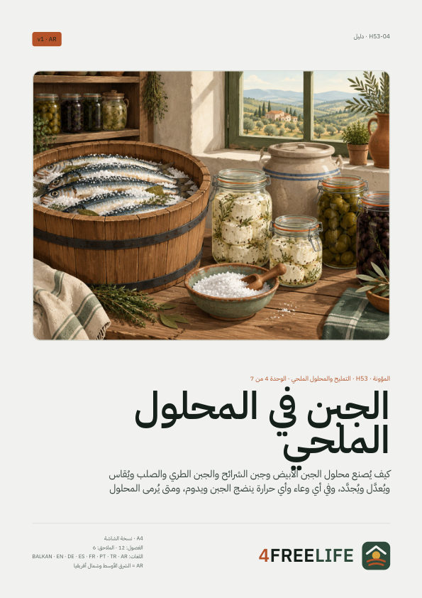 الجبن في المحلول الملحي