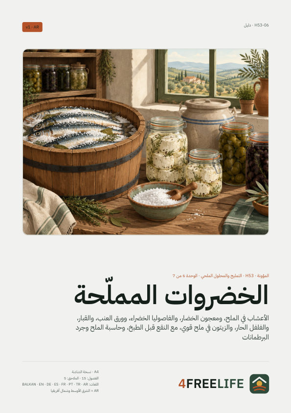 الخضروات المملّحة