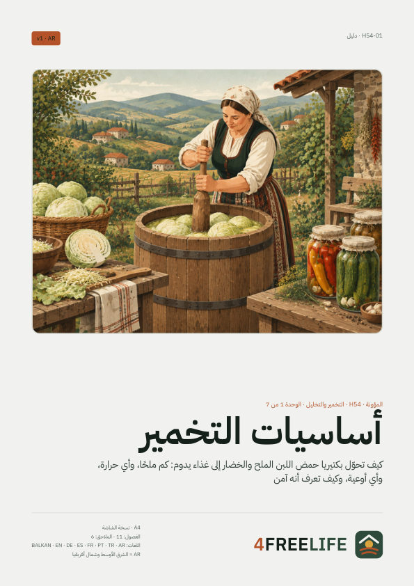 أساسيات التخمير