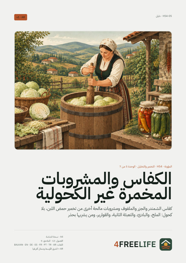 الكفاس والمشروبات المخمرة غير الكحولية