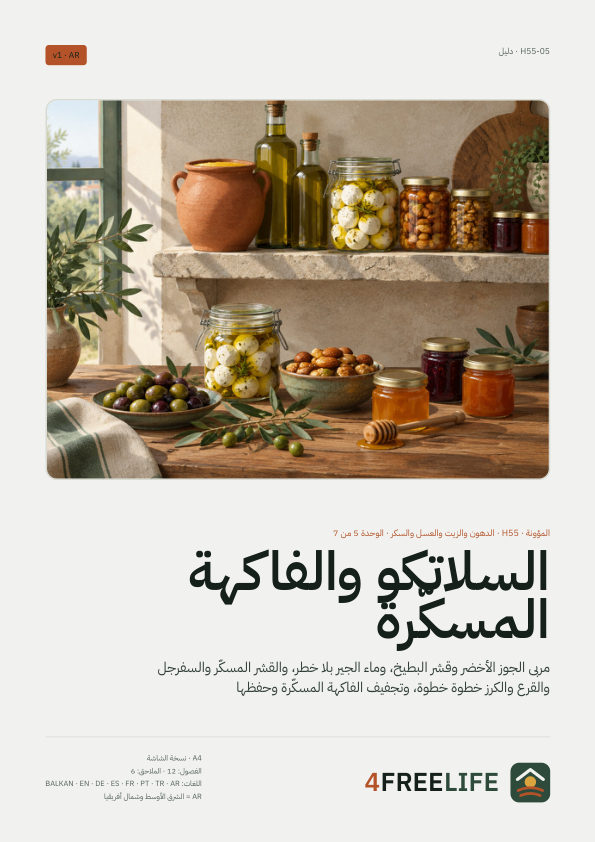 السلاتكو والفاكهة المسكّرة