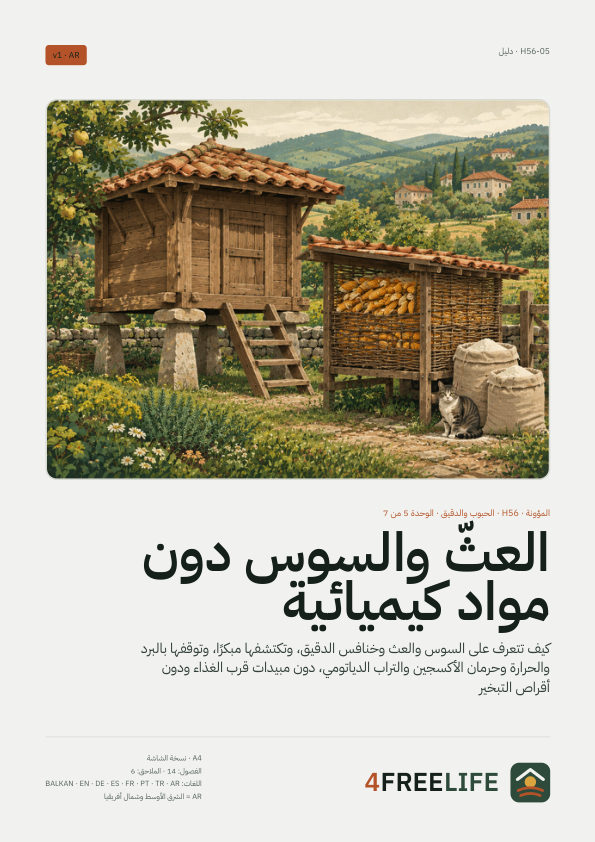 العثّ والسوس دون مواد كيميائية