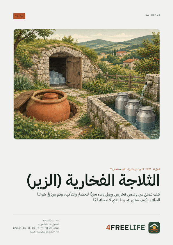 الثلاجة الفخارية (الزير)