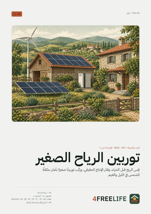 توربين الرياح الصغير