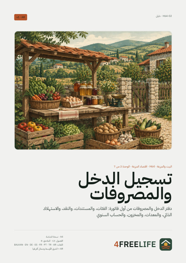 تسجيل الدخل والمصروفات