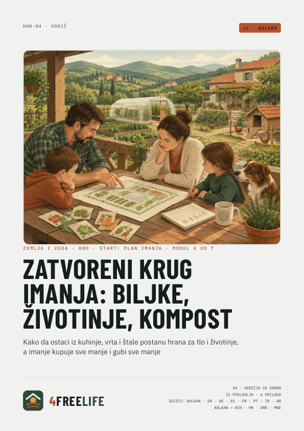 Zatvoreni krug imanja: biljke, životinje, kompost