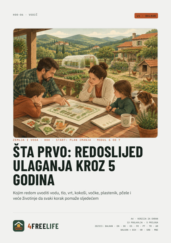 Šta prvo: redoslijed ulaganja kroz 5 godina